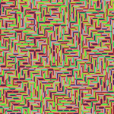 Color Rhombus tile tessellation pattern illustration