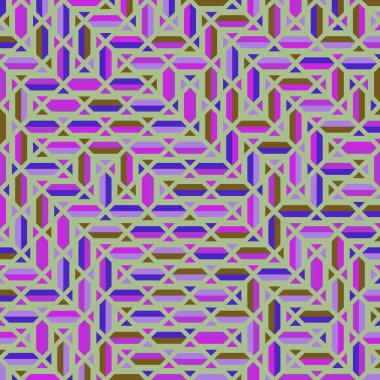 Color Rhombus tile tessellation pattern illustration