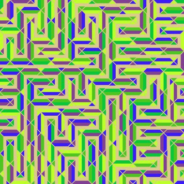 Color Rhombus tile tessellation pattern illustration