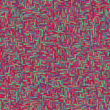 Color Rhombus tile tessellation pattern illustration