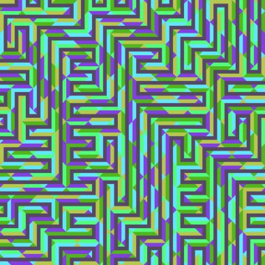 Color Rhombus tile tessellation pattern illustration