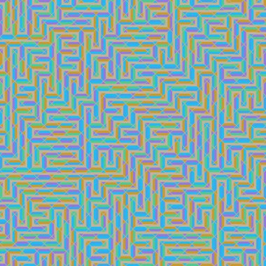 Color Rhombus tile tessellation pattern illustration