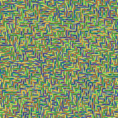 Color Rhombus tile tessellation pattern illustration