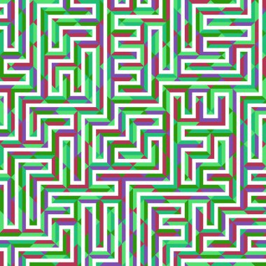 Color Rhombus tile tessellation pattern illustration