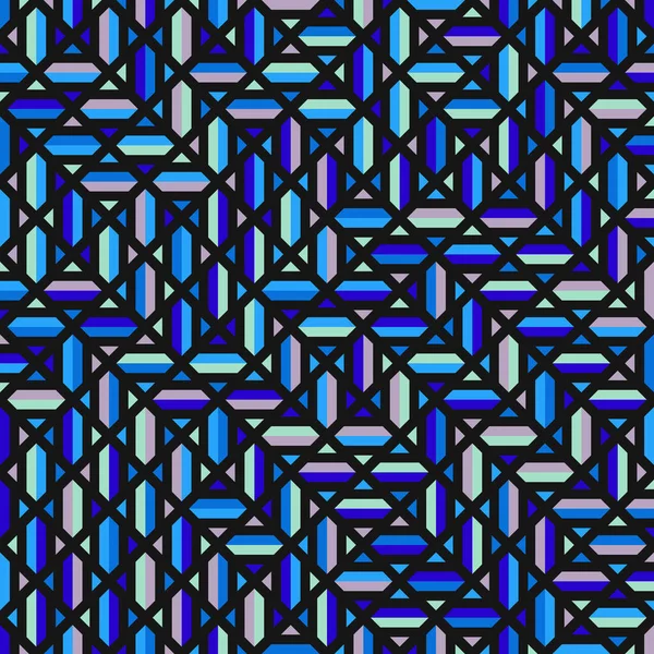 Color Rhombus Tile Tessellation Pattern Illustration — 图库矢量图片