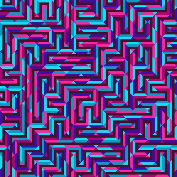 Color Rhombus Tile Tessellation Pattern Illustration — 스톡 벡터