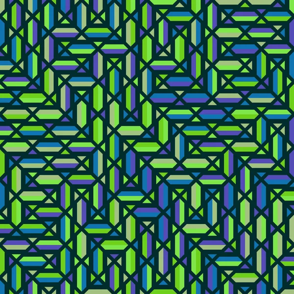 Color Rhombus Tile Tessellation Pattern Illustration — ストックベクタ