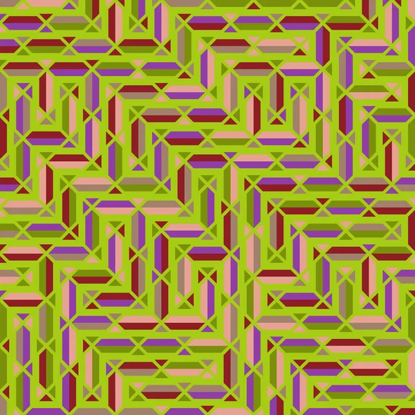 Color Rhombus Tile Tessellation Pattern Illustration — Archivo Imágenes Vectoriales