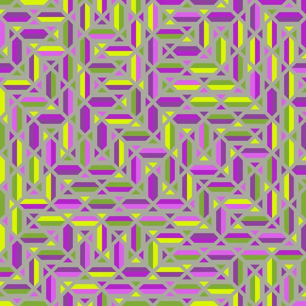 Color Rhombus Tile Tessellation Pattern Illustration — Archivo Imágenes Vectoriales