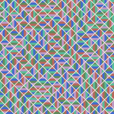 Color Rhombus tile tessellation pattern illustration