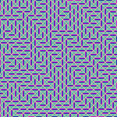 Color Rhombus tile tessellation pattern illustration