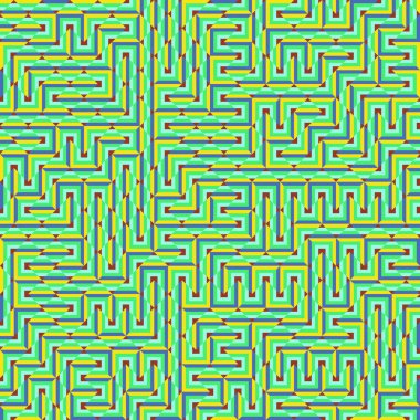 Color Rhombus tile tessellation pattern illustration