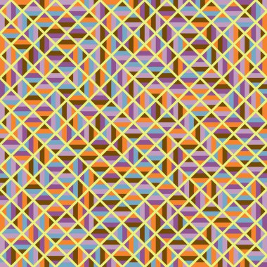 Color Rhombus tile tessellation pattern illustration