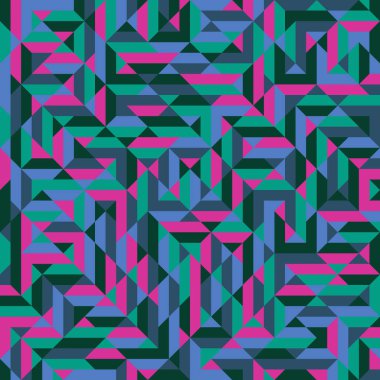 Color Rhombus tile tessellation pattern illustration