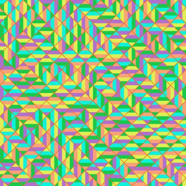 Color Rhombus tile tessellation pattern illustration