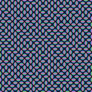 Color Rhombus tile tessellation pattern illustration