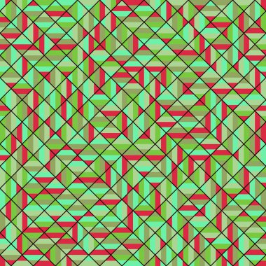 Color Rhombus tile tessellation pattern illustration