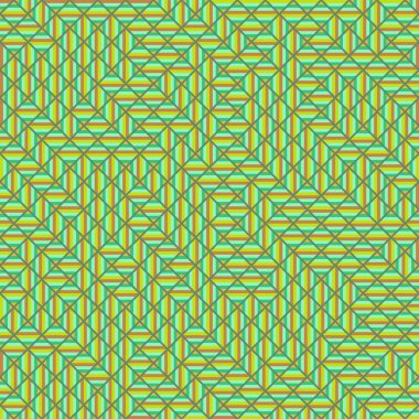 Color Rhombus tile tessellation pattern illustration