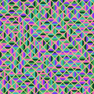 Color Rhombus tile tessellation pattern illustration