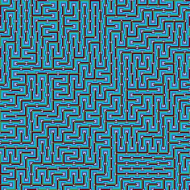 Color Rhombus tile tessellation pattern illustration