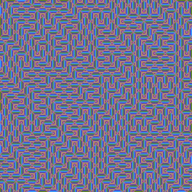 Color Rhombus tile tessellation pattern illustration