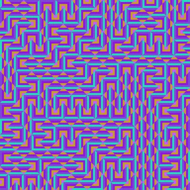 Color Rhombus tile tessellation pattern illustration