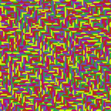 Color Rhombus tile tessellation pattern illustration