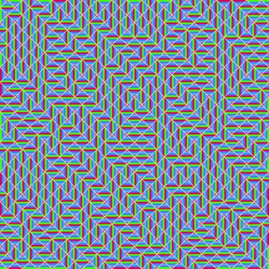 Color Rhombus tile tessellation pattern illustration