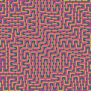 Color Rhombus tile tessellation pattern illustration