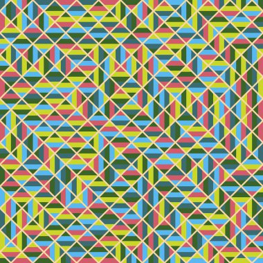 Color Rhombus tile tessellation pattern illustration