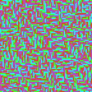 Color Rhombus tile tessellation pattern illustration