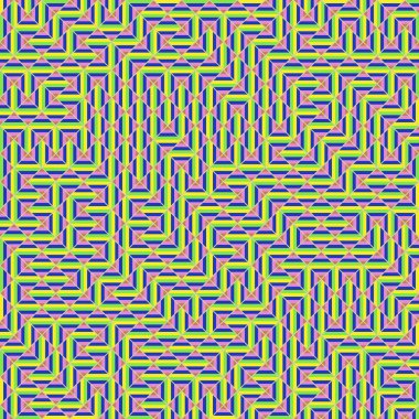 Color Rhombus tile tessellation pattern illustration