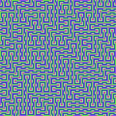 Color Rhombus tile tessellation pattern illustration