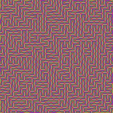 Color Rhombus tile tessellation pattern illustration