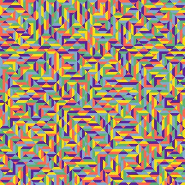 Color Rhombus tile tessellation pattern illustration