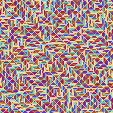 Color Rhombus tile tessellation pattern illustration