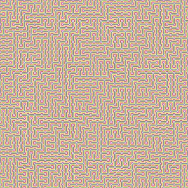 Color Rhombus tile tessellation pattern illustration