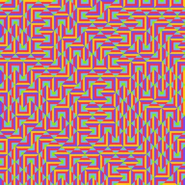 Color Rhombus tile tessellation pattern illustration