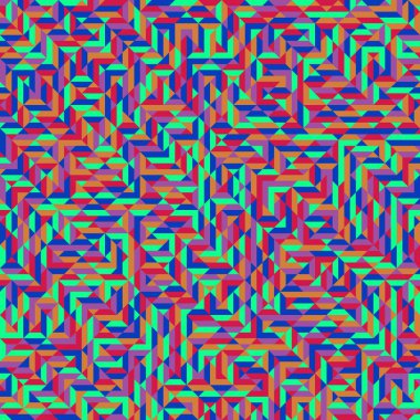 Color Rhombus tile tessellation pattern illustration