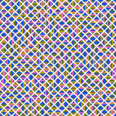 Color Rhombus tile tessellation pattern illustration