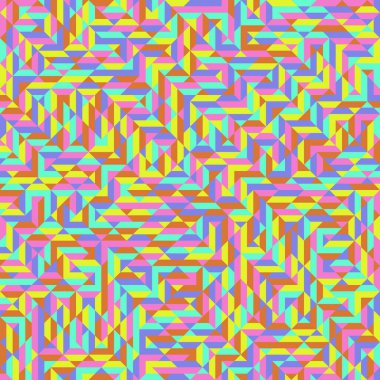 Color Rhombus tile tessellation pattern illustration