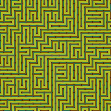 Color Rhombus tile tessellation pattern illustration