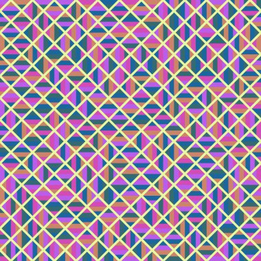 Color Rhombus tile tessellation pattern illustration