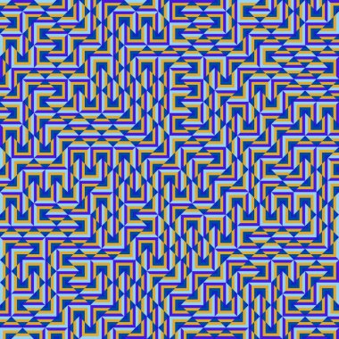 Color Rhombus tile tessellation pattern illustration