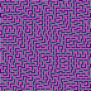 Color Rhombus tile tessellation pattern illustration