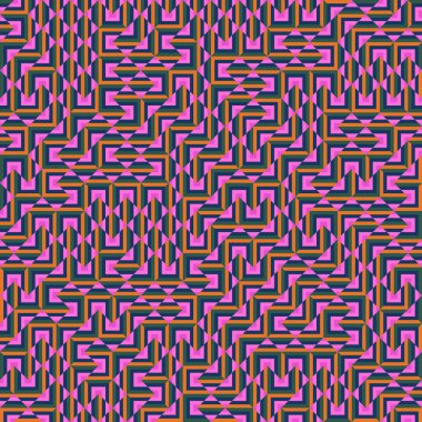 Color Rhombus tile tessellation pattern illustration