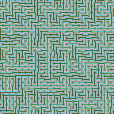 Color Rhombus tile tessellation pattern illustration