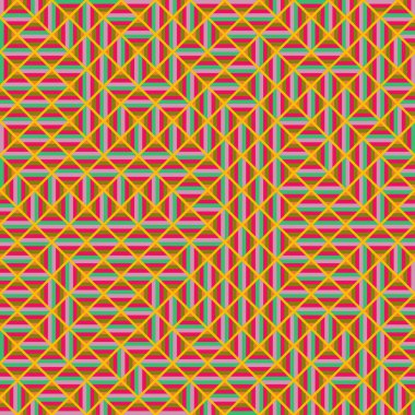 Color Rhombus tile tessellation pattern illustration