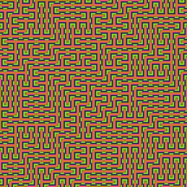 Color Rhombus tile tessellation pattern illustration