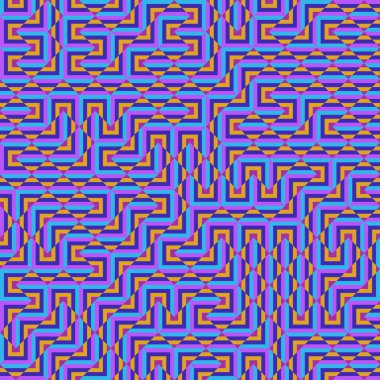 Color Rhombus tile tessellation pattern illustration